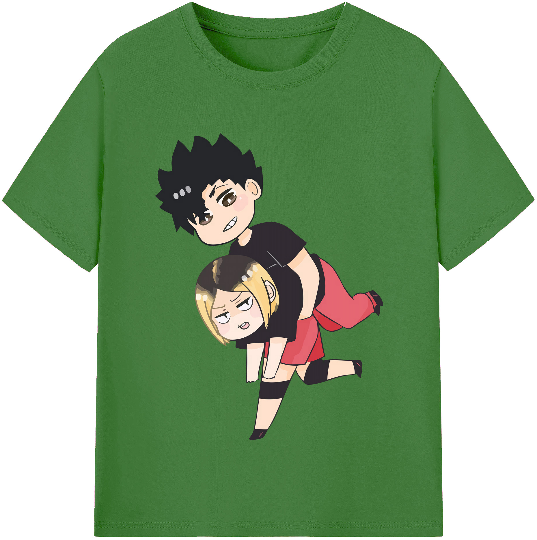 （画像用） ハイキュー!! Haikyu!! レディースカジュアルプリントTシャツ（綿100％）